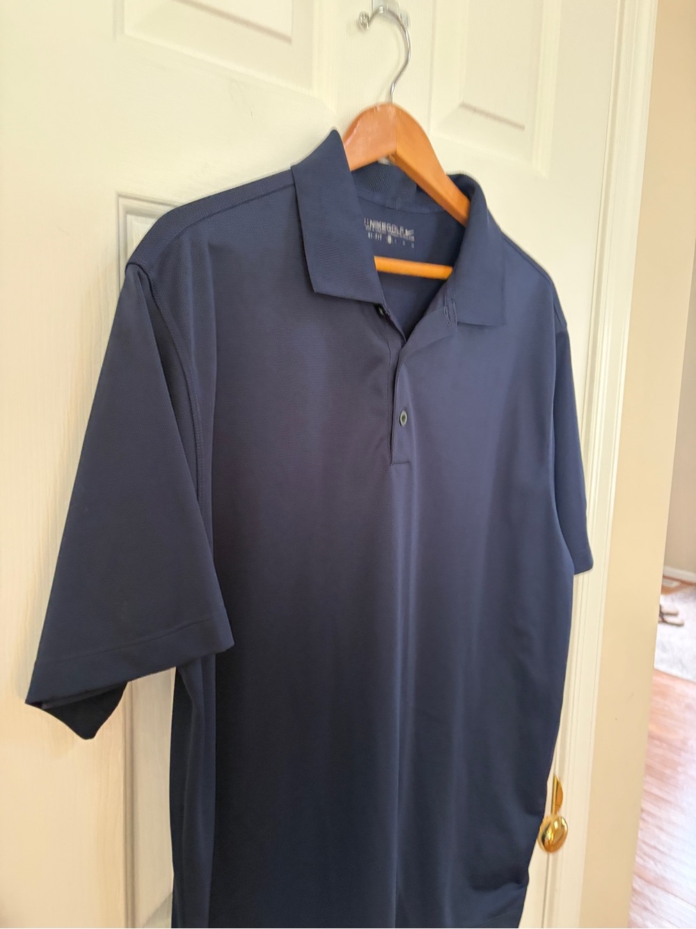 Nike Mens Mavy Blue Golf Shirt. XL. - Picture 3 of 4
